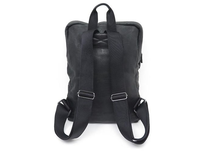 JEROME DREYFUSS ARTHUR BLACK LEATHER BACKPACK BAG JEROME DREYFUSS ARTHUR BACKPACK BAG - view 2