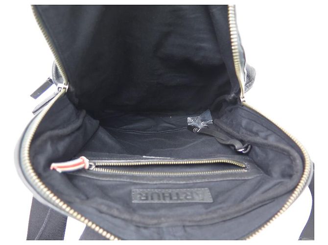 JEROME DREYFUSS ARTHUR BLACK LEATHER BACKPACK BAG JEROME DREYFUSS ARTHUR BACKPACK BAG - view 6