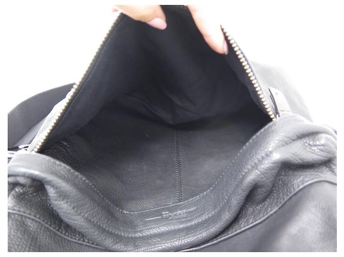 JEROME DREYFUSS ARTHUR BLACK LEATHER BACKPACK BAG JEROME DREYFUSS ARTHUR BACKPACK BAG - view 7