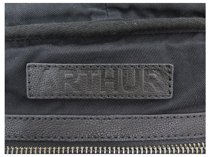 JEROME DREYFUSS ARTHUR BLACK LEATHER BACKPACK BAG JEROME DREYFUSS ARTHUR BACKPACK BAG - view 9