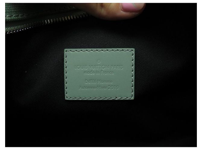 NUOVA LOUIS VUITTON SOFT TRUNK BORSA A SPALLA IN TELA E PELLE CON MONOGRAMMA Blu - vista 10