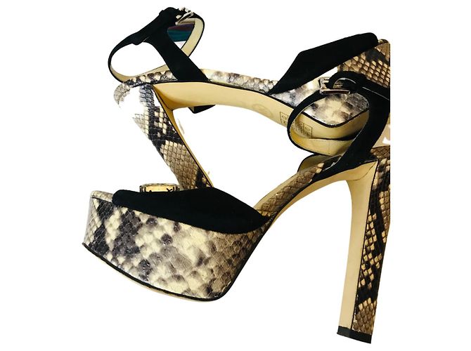 Sandali Michael Kors con strass Nero Grigio - vista 12