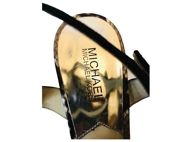 Sandali Michael Kors con strass Nero Grigio - vista 14