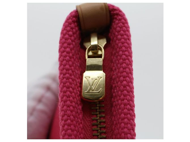 LOUIS VUITTON Antigua Pochette Plat PM Beutel Rosa Rose M40068 LV Auth 42984 - Ansicht 10