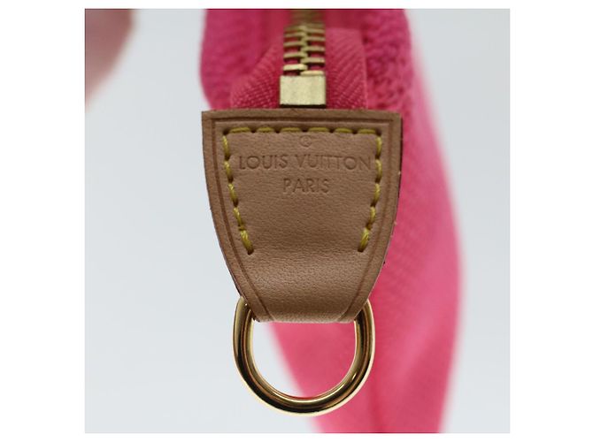 LOUIS VUITTON Antigua Pochette Plat PM Beutel Rosa Rose M40068 LV Auth 42984 - Ansicht 9