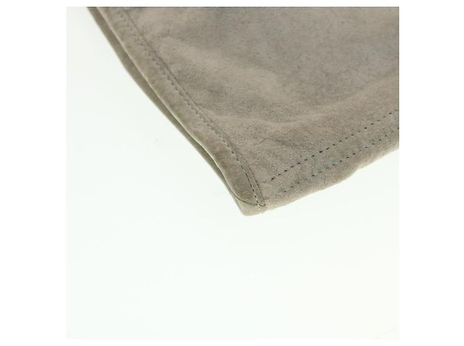 CHANEL Pochette da parete Suede Grey CC Auth bs5681 Marrone - vista 16
