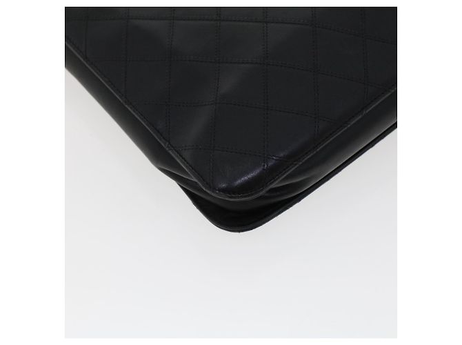 Borsa da lavoro CHANEL in pelle nera CC Auth bs5723 Nero - vista 18