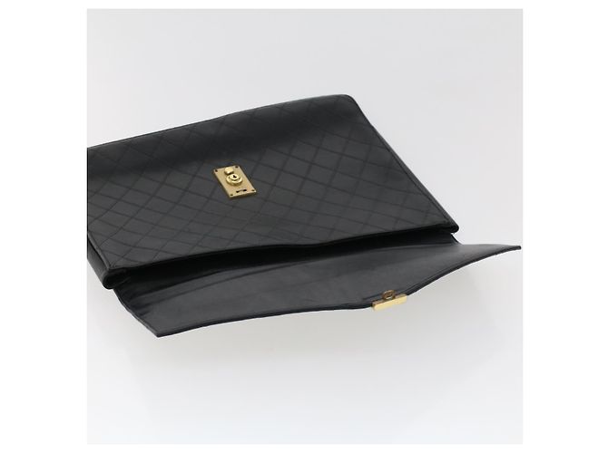 Borsa da lavoro CHANEL in pelle nera CC Auth bs5723 Nero - vista 20