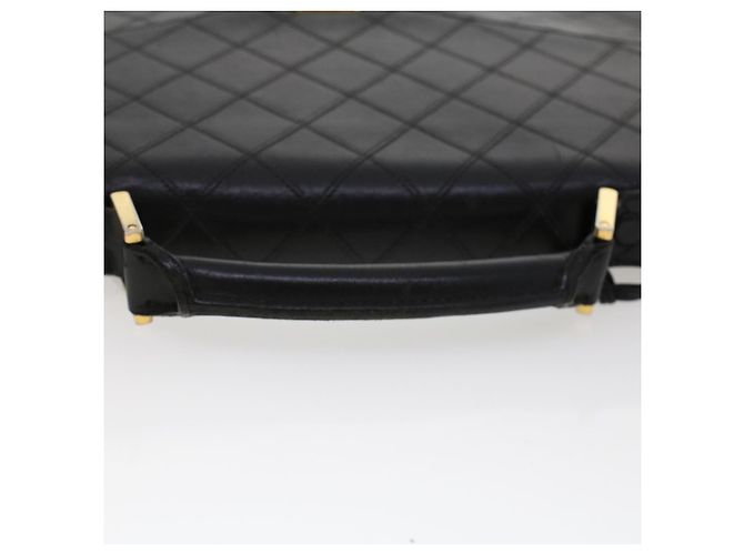 Borsa da lavoro CHANEL in pelle nera CC Auth bs5723 Nero - vista 7