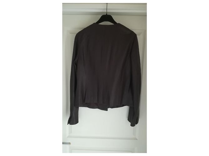 Vince Elegante giacca con zip Marrone scuro - vista 2