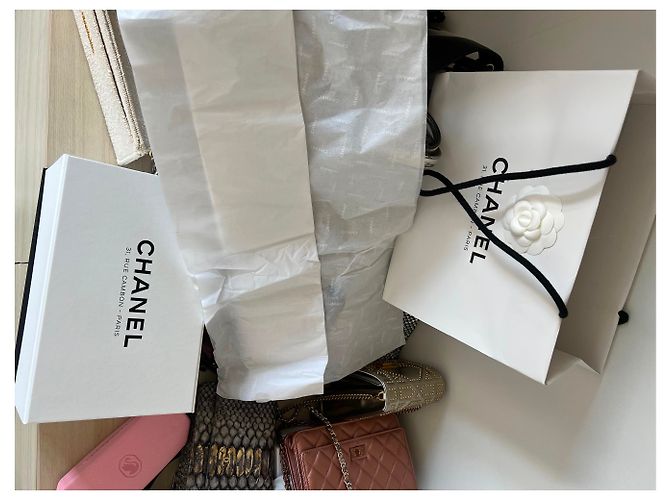 Chanel LOGO CC ärmellose Lederweste schwarz - Ansicht 13