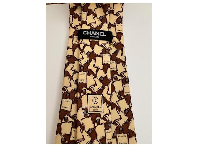 Chanel Cravates Marron clair - vue 3