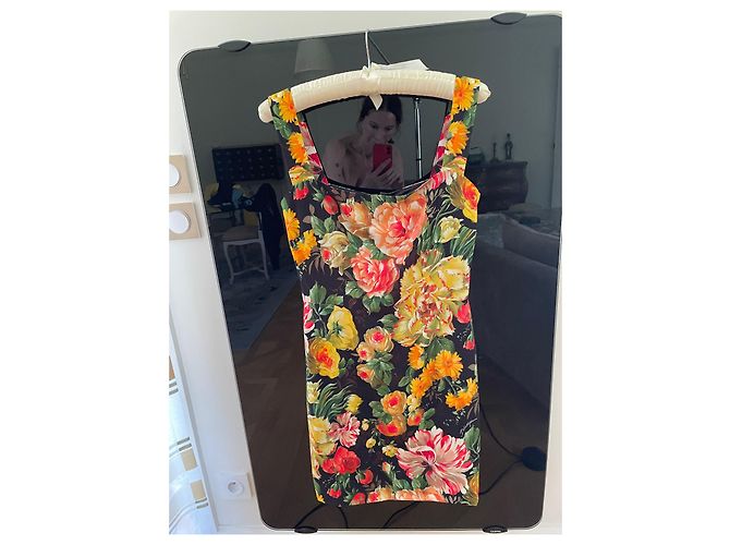 Dolce & Gabbana Dolci Cabana Classic Kleid Viskose Mehrfarbig Mehrfarben - Ansicht 2