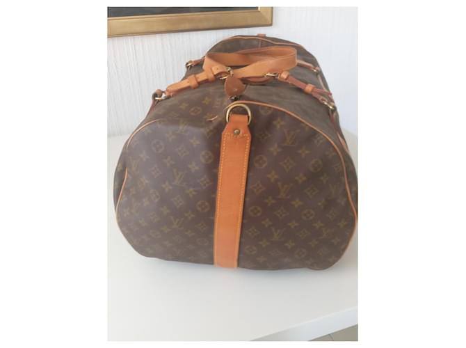 Polochon Louis Vuitton XXL-Reisetasche 70 cm Braun - Ansicht 15