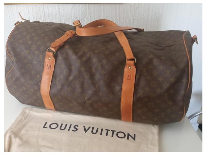 Polochon Louis Vuitton XXL-Reisetasche 70 cm Braun - Ansicht 17