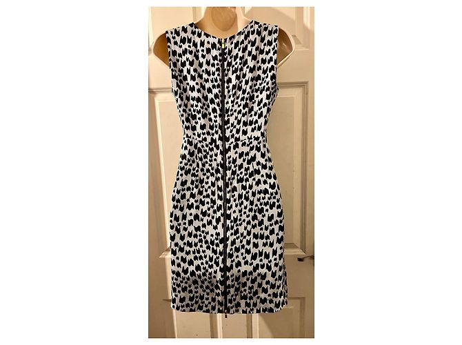 Diane Von Furstenberg DvF CARPREENA Mini Vestido Floral Celeste Dove Bloom. Negro Azul claro - vista 3
