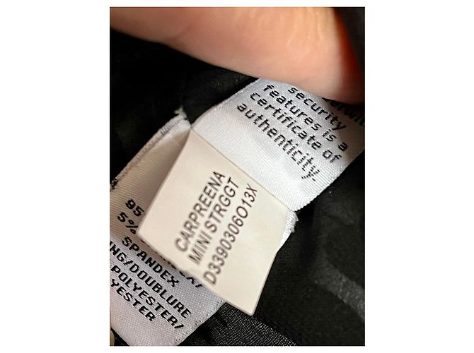 Diane Von Furstenberg DvF CARPREENA Mini Vestido Floral Celeste Dove Bloom. Negro Azul claro - vista 7