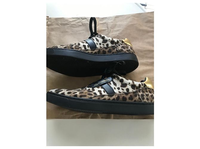 Dolce & Gabbana Runway Sneaker Leopardenmuster 39 Leopardenprint - Ansicht 3