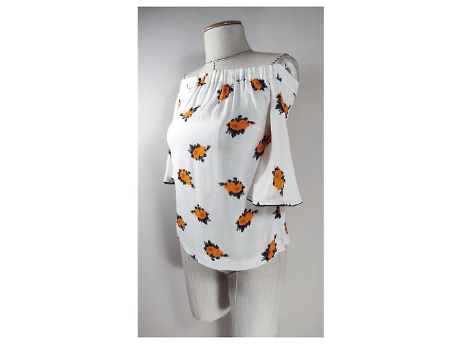 Top de crepé Roseburg Ganni Viscosa Multicolor - vista 2