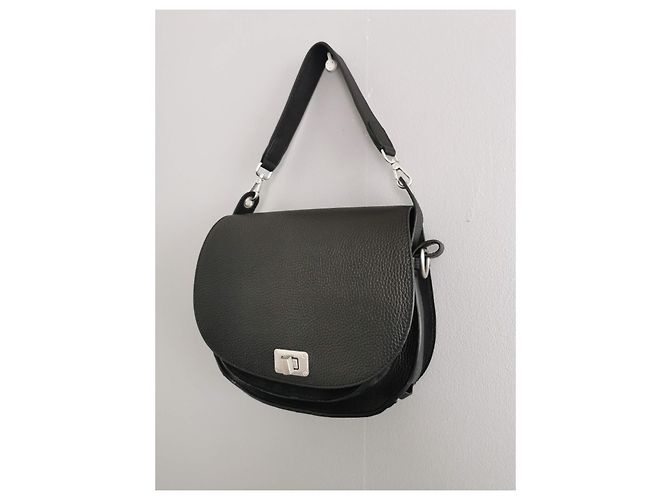 Bolso bandolera The Waiter Ikks en piel negra Negro - vista 12