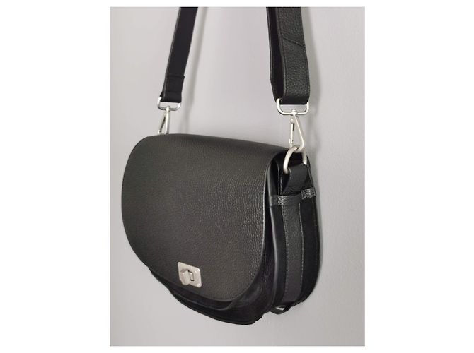 Bolso bandolera The Waiter Ikks en piel negra Negro - vista 16