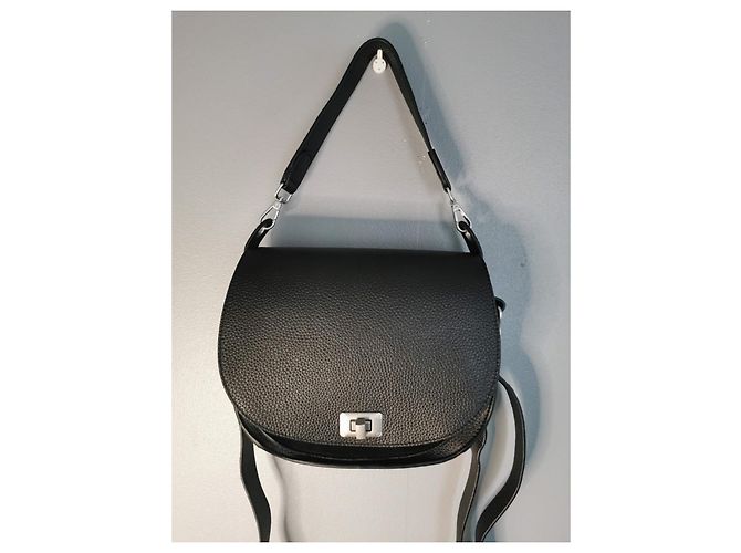 Bolso bandolera The Waiter Ikks en piel negra Negro - vista 8