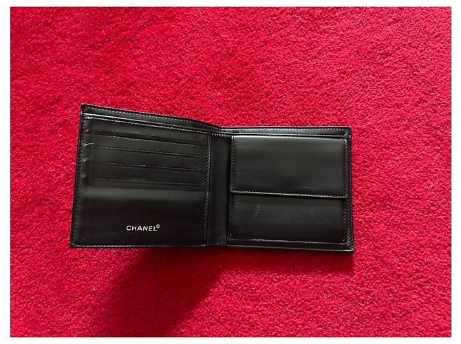 Portafoglio Chanel Travelling One CC Nero Pelle e Tela - vista 2