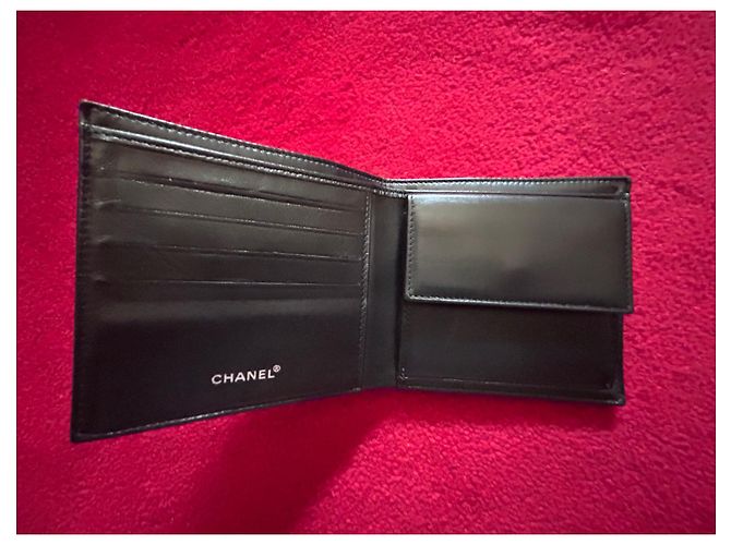 Portafoglio Chanel Travelling One CC Nero Pelle e Tela - vista 6