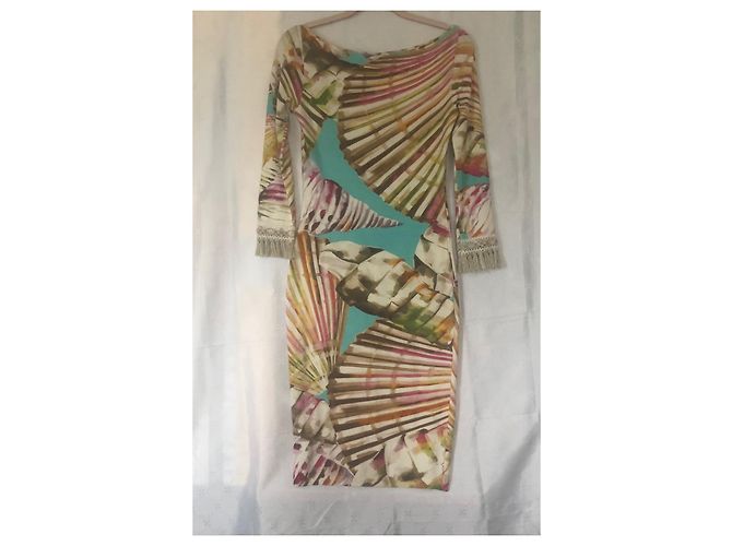 Vestido de verão Blumarine em algodão stretch Multicor - vista 2