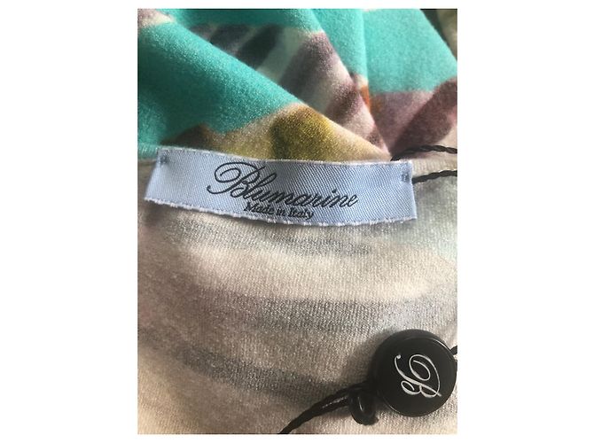 Vestido de verão Blumarine em algodão stretch Multicor - vista 3