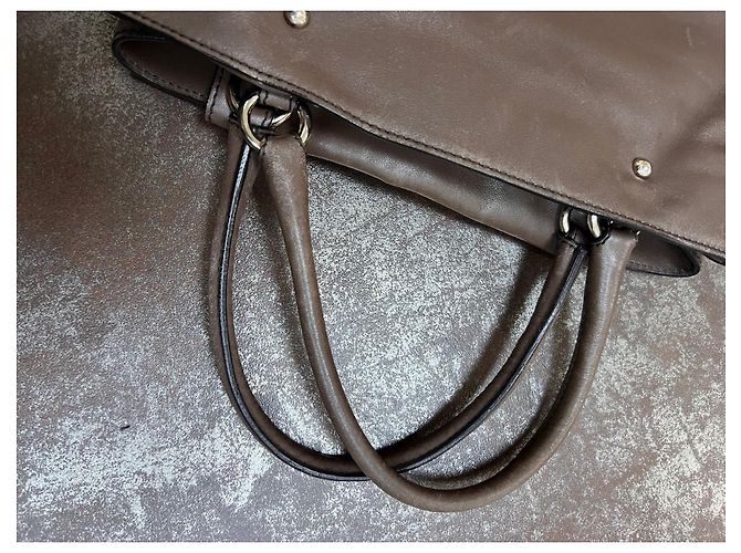 Borsa in pelle Dolce & Gabbana Marrone chiaro - vista 11