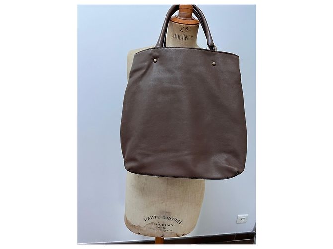 Borsa in pelle Dolce & Gabbana Marrone chiaro - vista 2