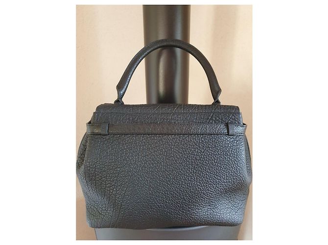 Charlie Autre Marque Borsa a mano Charly in pelle nera grande Nero - vista 2