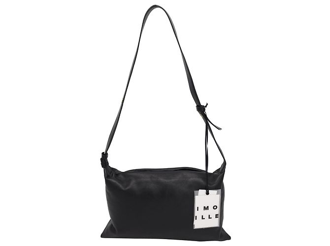 Borsa Puffin Simon Miller in pelle nera Nero - vista 3