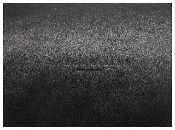 Borsa Puffin Simon Miller in pelle nera Nero - vista 6