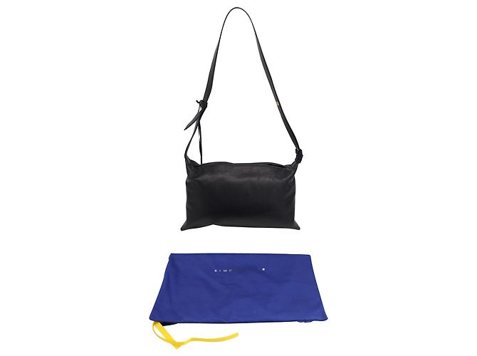 Borsa Puffin Simon Miller in pelle nera Nero - vista 8