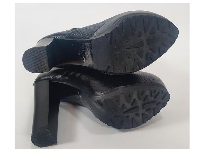 Stivaletti Just Cavalli in pelle nera Nero - vista 6
