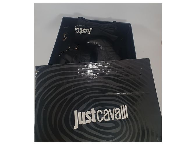 Stivaletti Just Cavalli in pelle nera Nero - vista 8