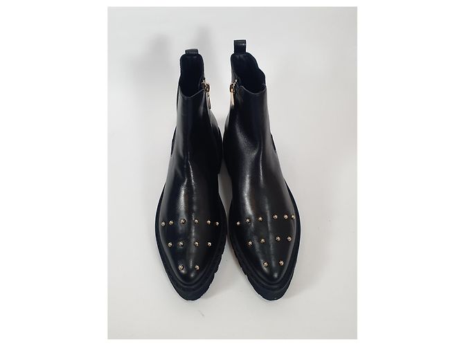 Botines Aigner Amanda de cuero negro - vista 2