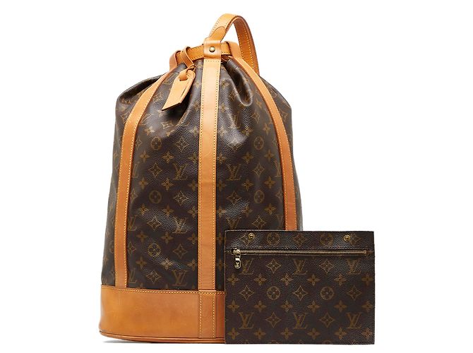 Louis Vuitton Brown Monogram Randonnee GM Marrone - vista 11