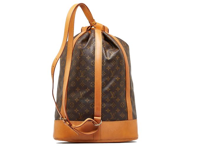 Louis Vuitton Brown Monogram Randonnee GM Marrone - vista 3