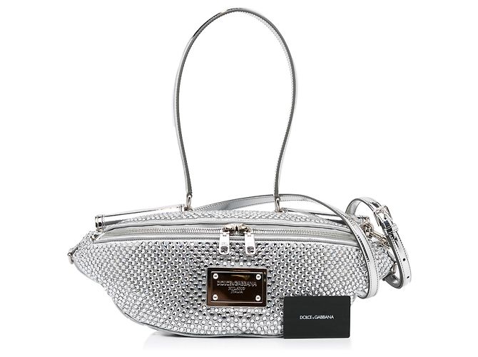 Dolce & Gabbana Silberne Miss Sicily Gürteltasche - Ansicht 13