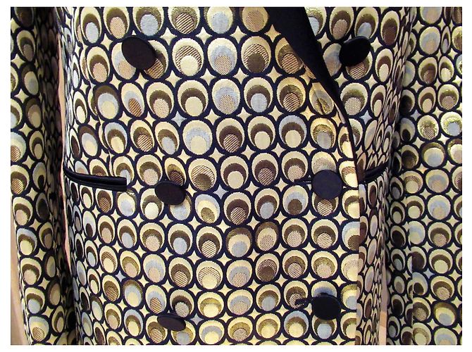 Autre Marque Blazer jacquard dorado Racil - vista 4