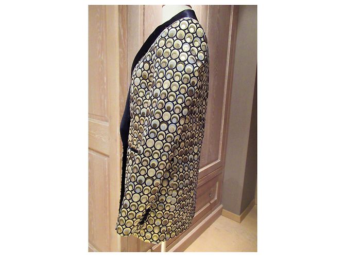 Autre Marque Blazer jacquard dorado Racil - vista 6