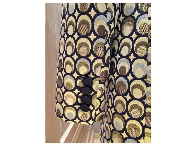 Autre Marque Blazer jacquard dorado Racil - vista 7