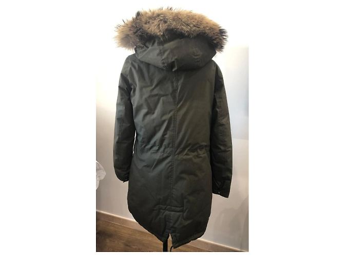 Parka Woolrich Khaki de Poliéster Caqui - vista 2