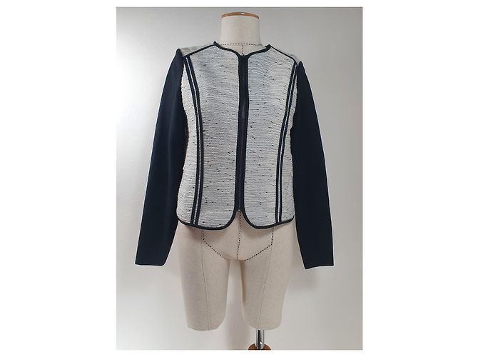 Autre Marque Adrianna Papell Blazer Baumwolle Polyester Lurex Mehrfarben - Ansicht 2