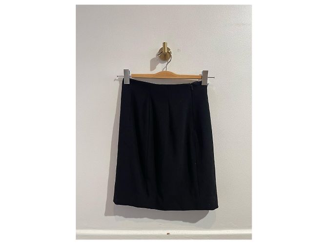 FALDA GIANNI VERSACE T.IT 40 Lana Negro - vista 2