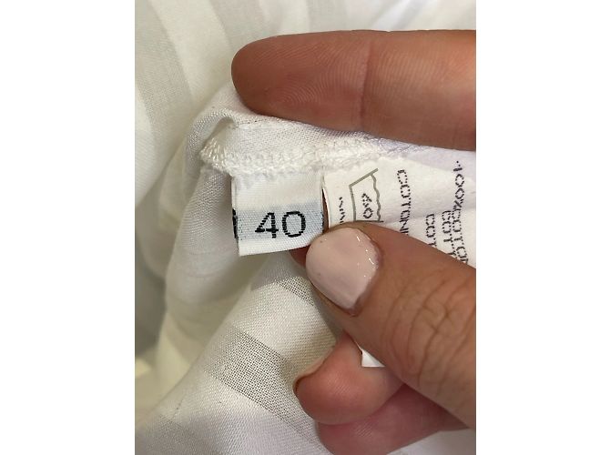 DOLCE & GABBANA Tops T.IT 40 Algodón Blanco - vista 6