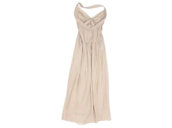 Stella Mc Cartney ***Stella McCartney Seiden-Maxikleid Beige - Ansicht 2